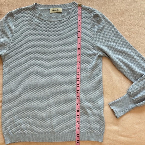 Modstrom Crewneck Sweater Periwinkle Size S - Picture 4 of 7